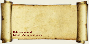 Jovana Orlić vizit kartica